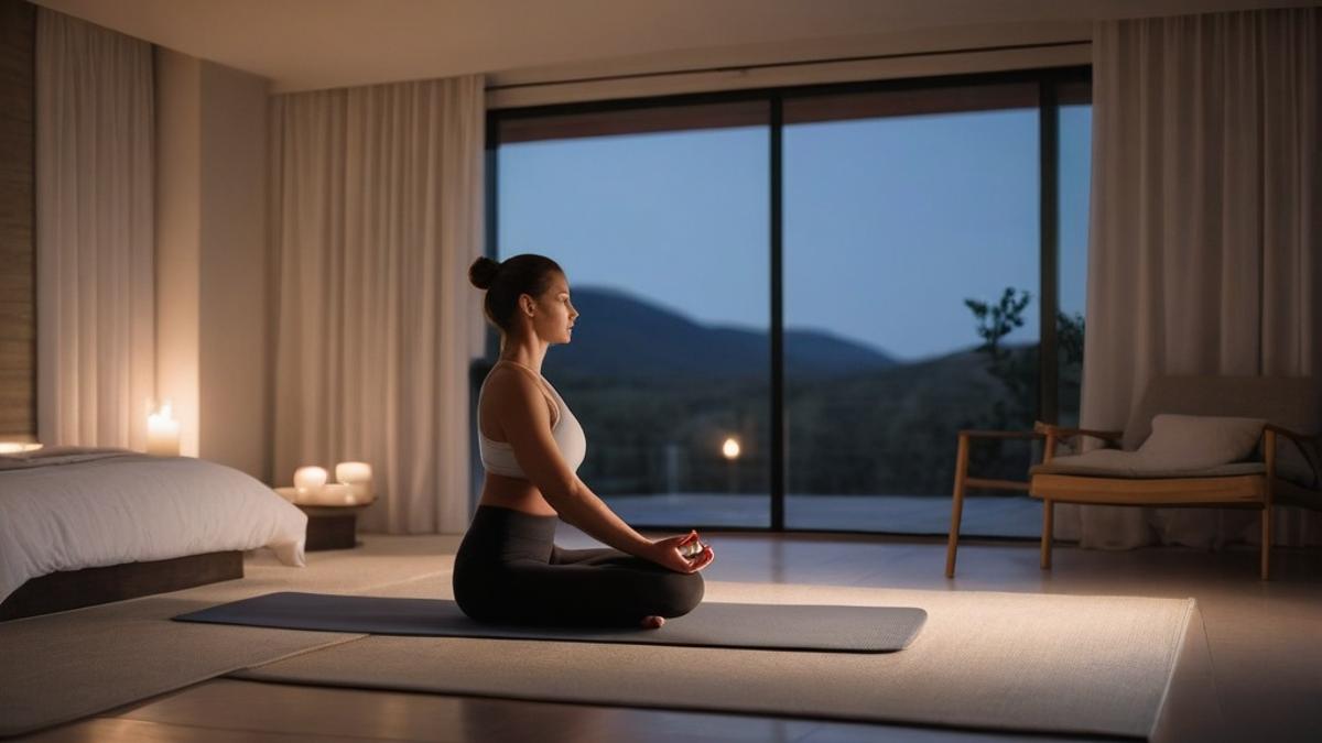 reduce anxiety before sleeping